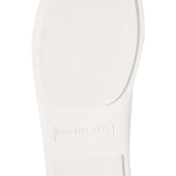 Karl Lagerfeld White Sneakers with Gold Accents - Picture 6 of 6